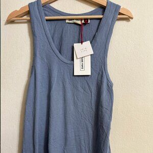 Zara Blue Sleeveless Tank Top Size Small NEW WITH TAG!